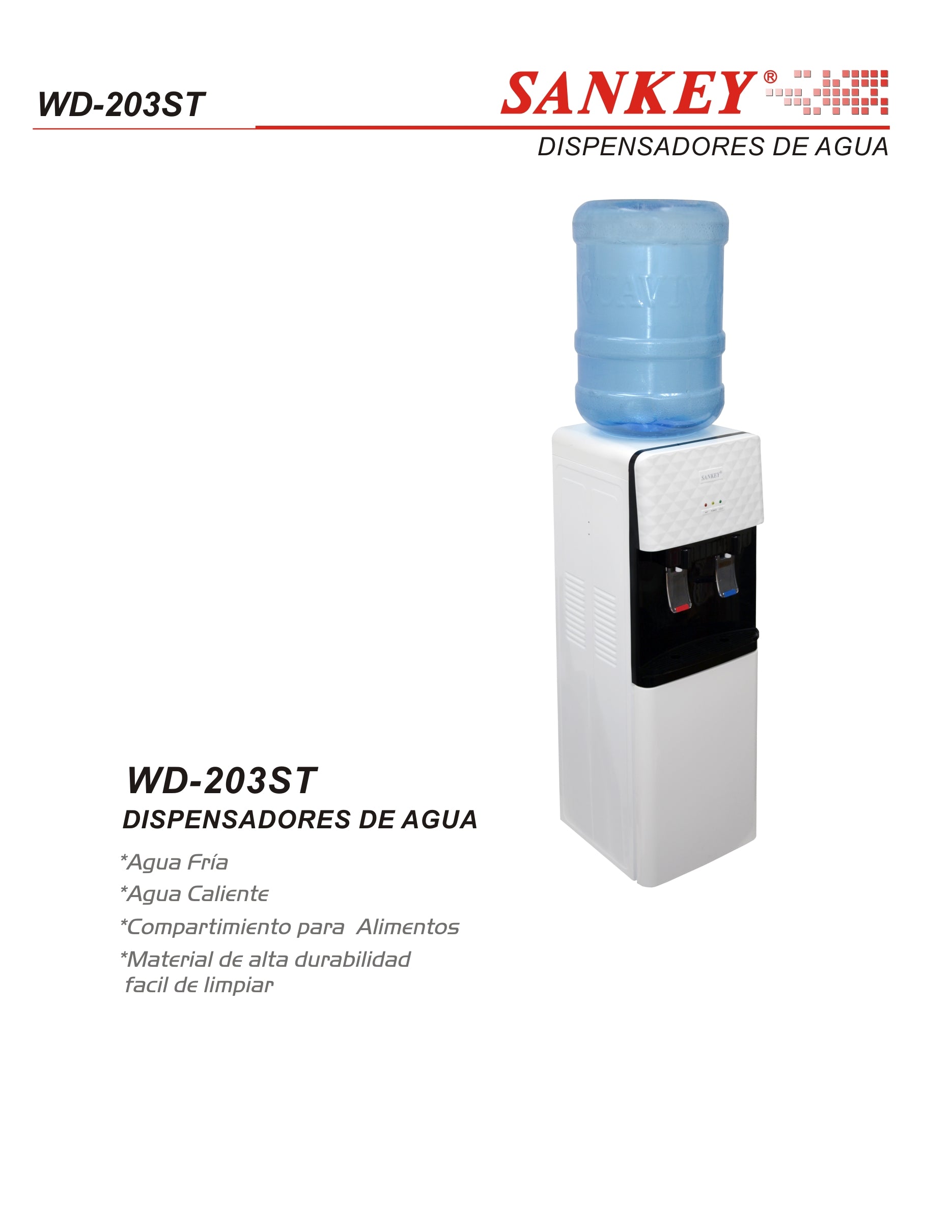 Dispensador de Agua WD-203ST Sankey