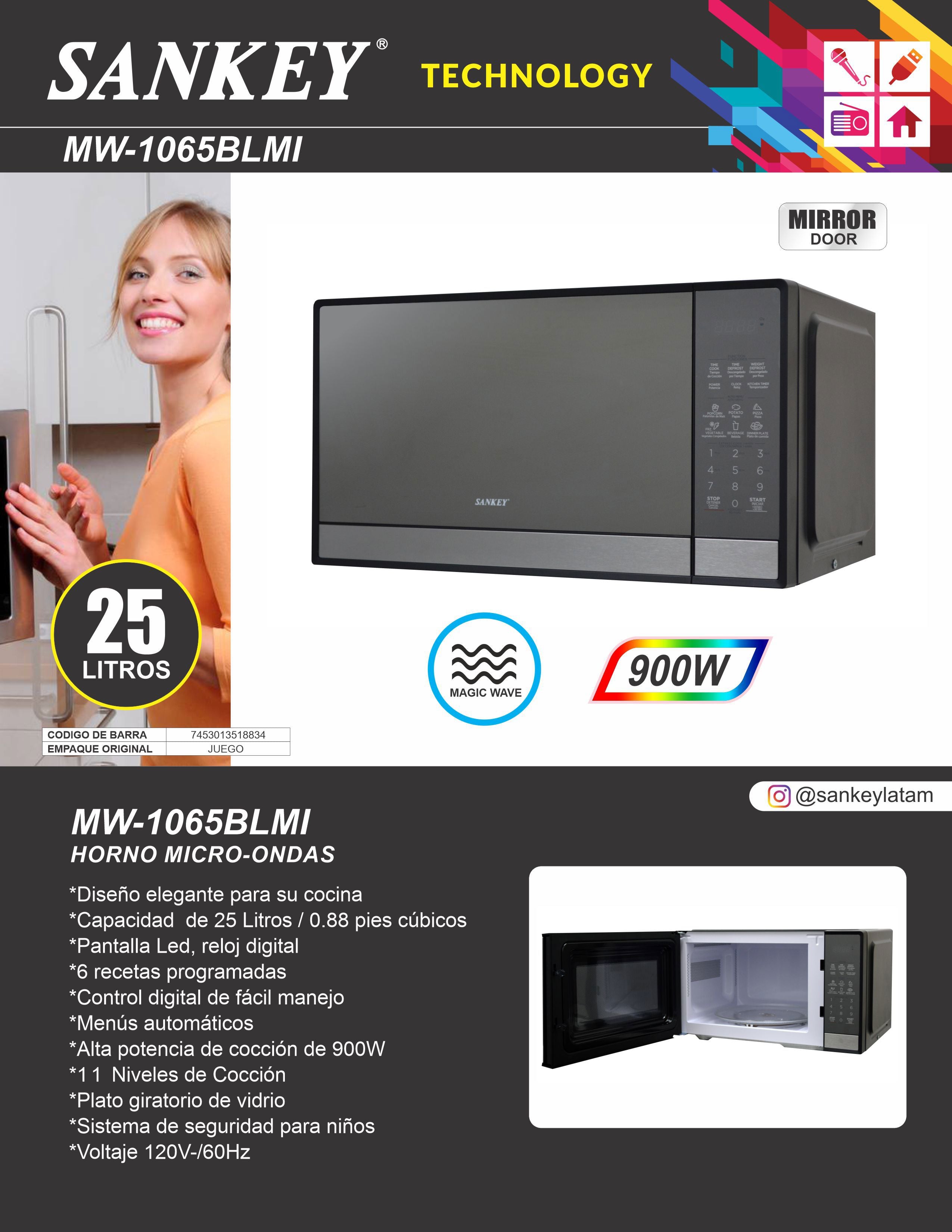 Microonda 01.0 P3 MW-1065BLMI SANKEY