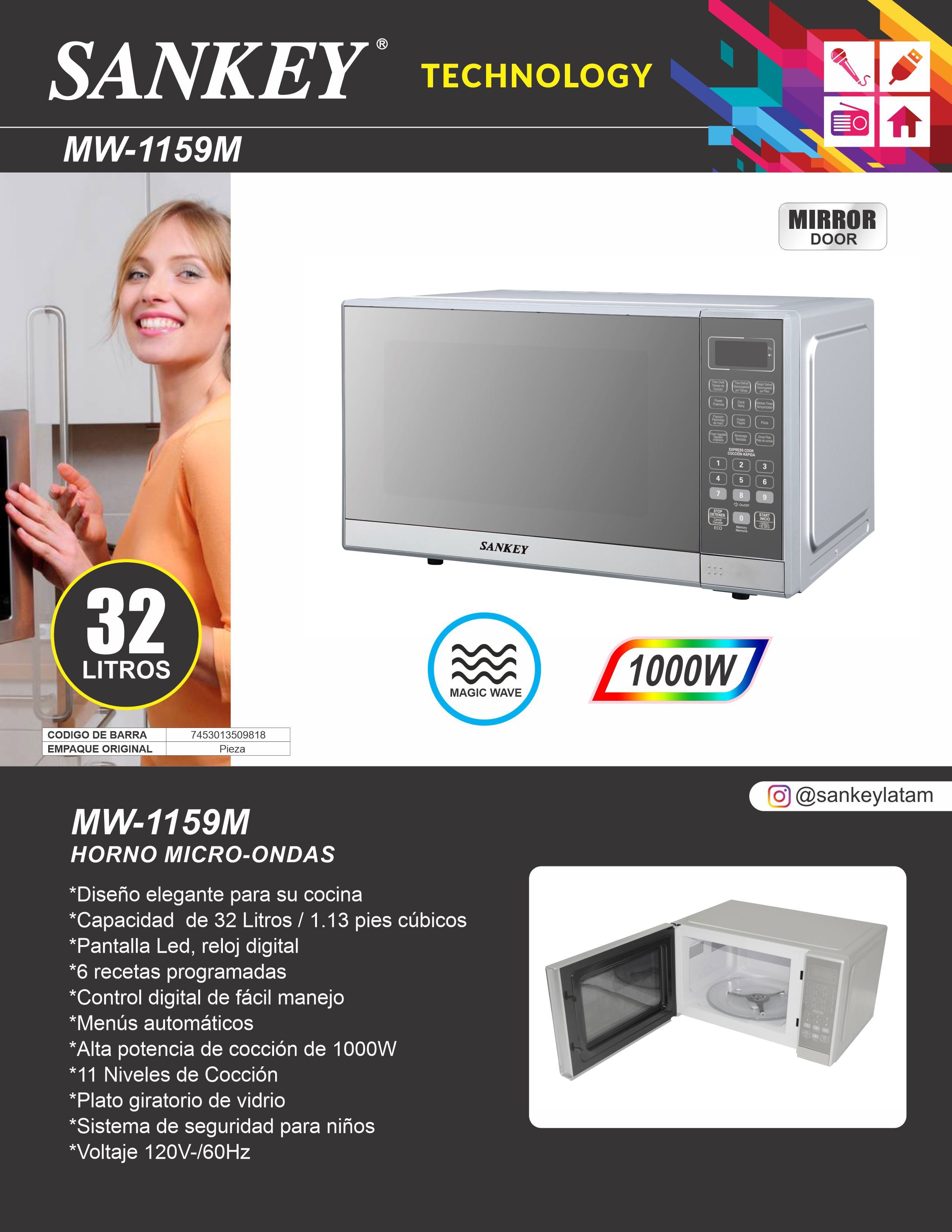 Microonda 1.1 P3 MW-1159M Sankey