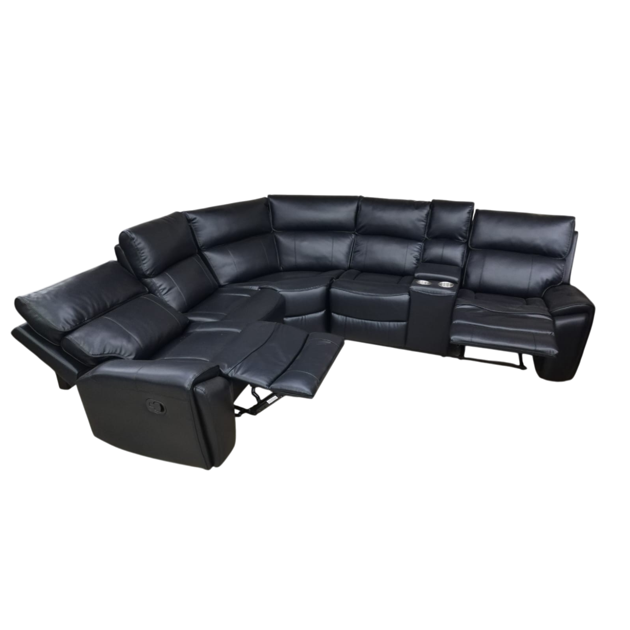 Juego de Sala L Reclinable David Black