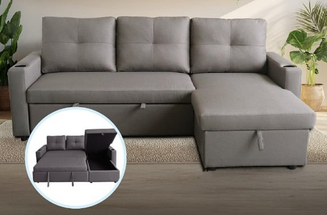 Sofa Cama Extendible Marco SFB-6087-GRAY GRIS