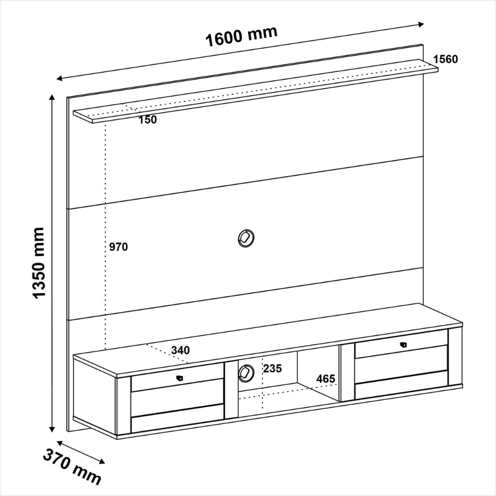 Rack Panel 16-0808 TRAMA