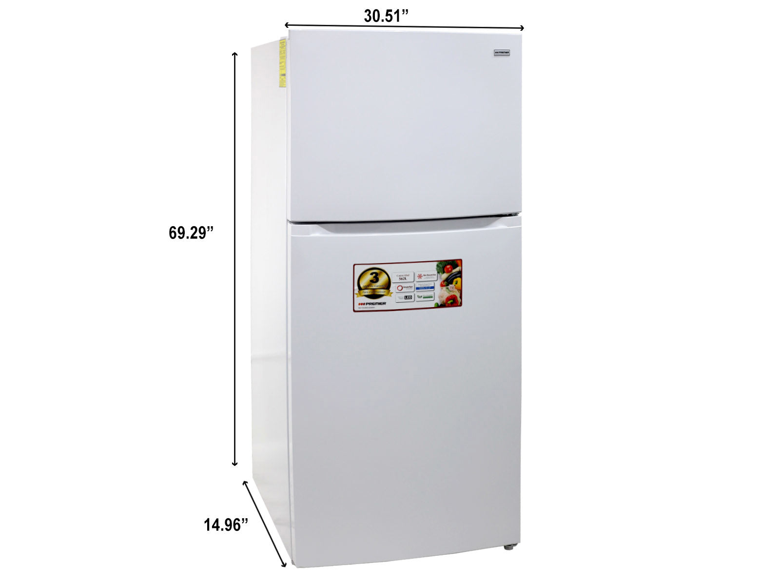 Refrigeradora TBL NV-7253R2V20WN1 Blanco Premier
