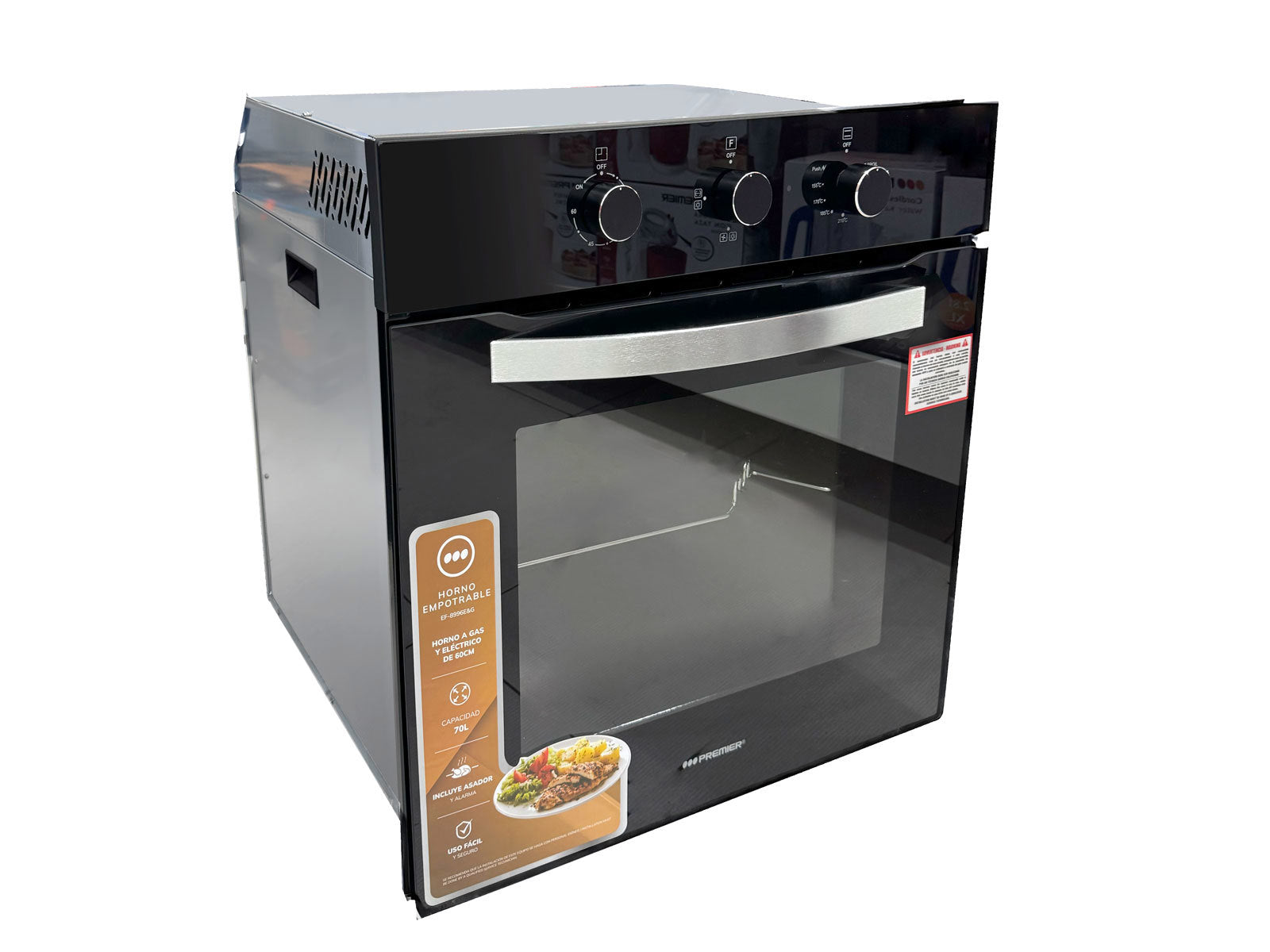 Horno Empotrable Elect. y Gas EF-8996E&G Premier