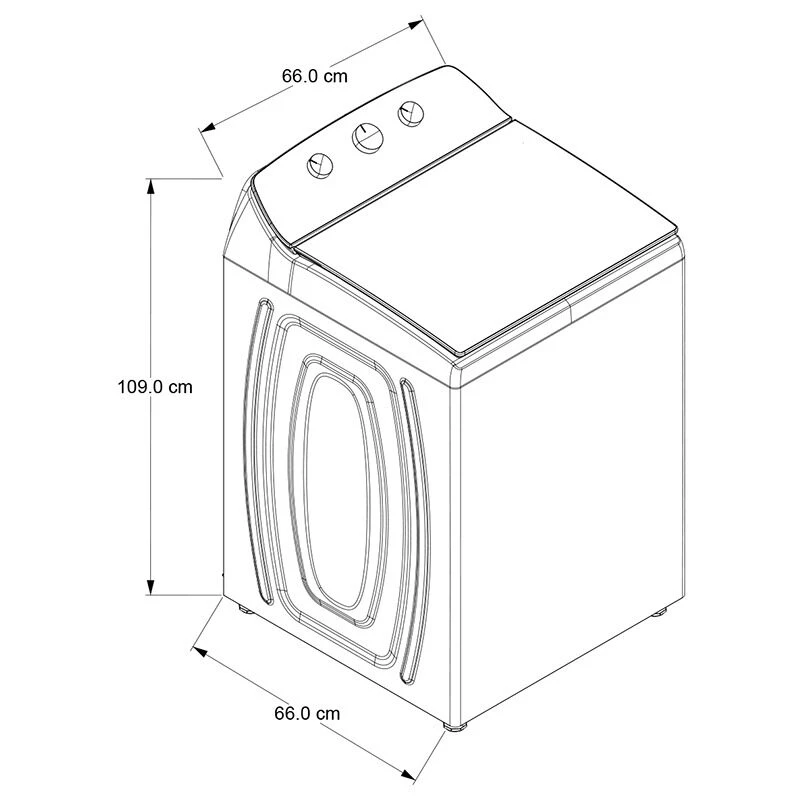 Lavadora AUTO 17 KG 8MWTW1713MJQ Whirlpool 110V