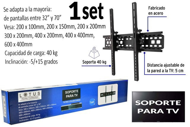 Soporte TV 32 - 70 FIJO LHC-50052 Lotus