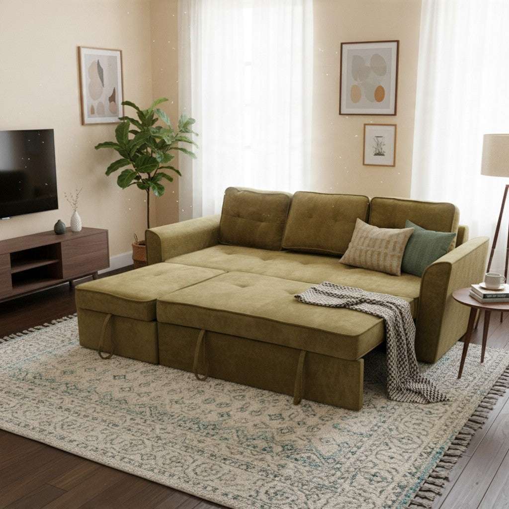 Sofa Cama L Alegre Olive Green 69261937
