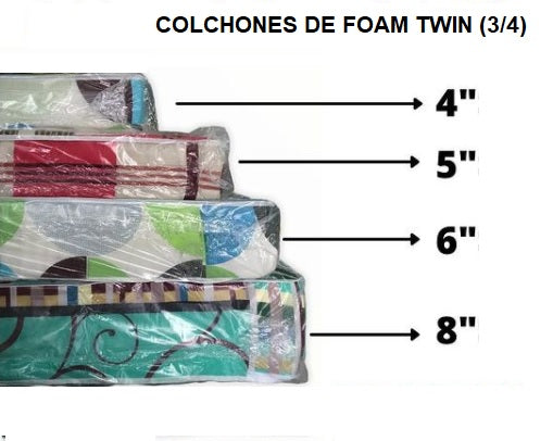 Colchon Foam Twin