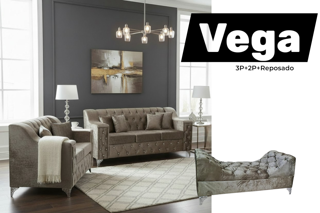 Juego de Sala 6 PTS Vega
