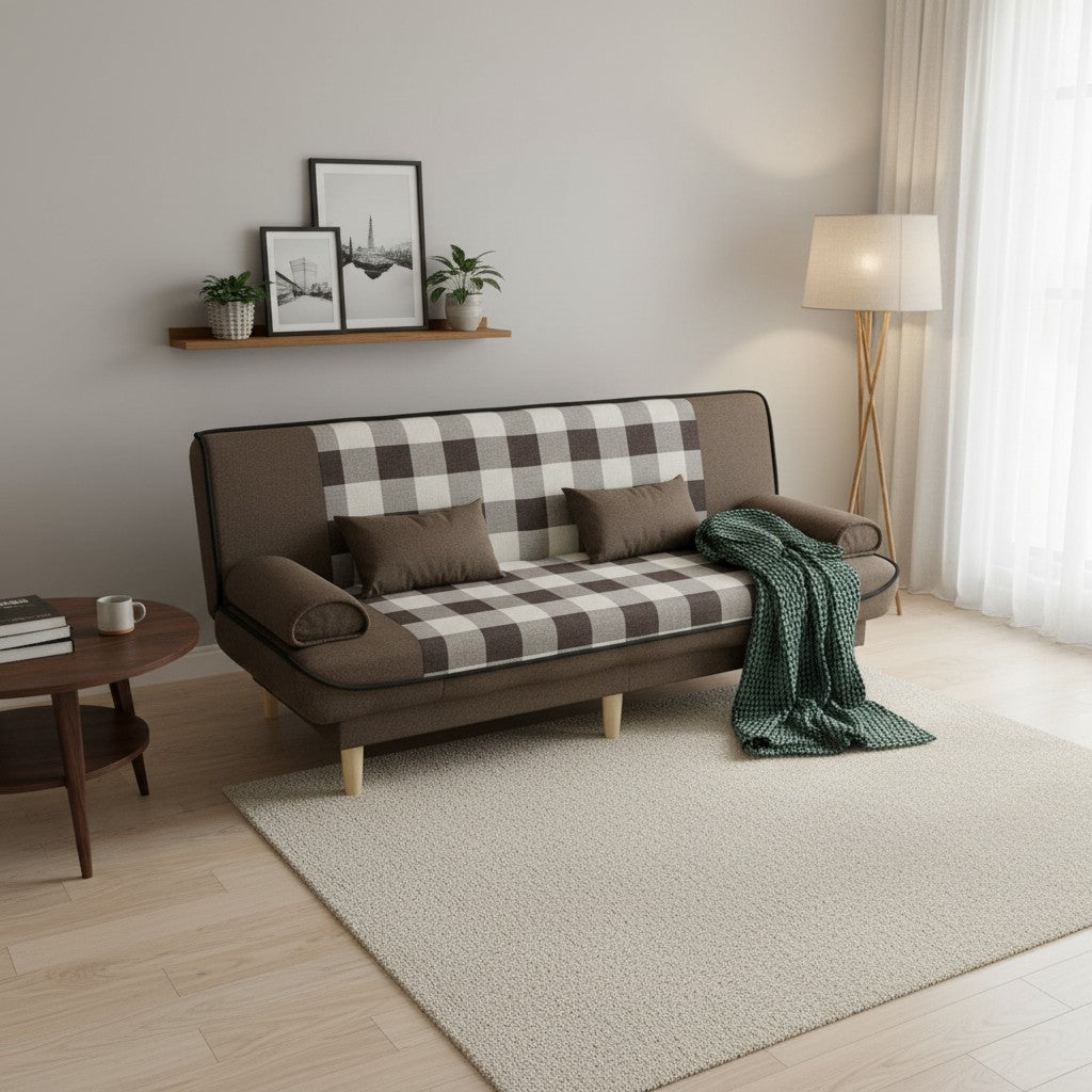 Sofa Cama Retro SFB-512-BEIGE Beige Crema