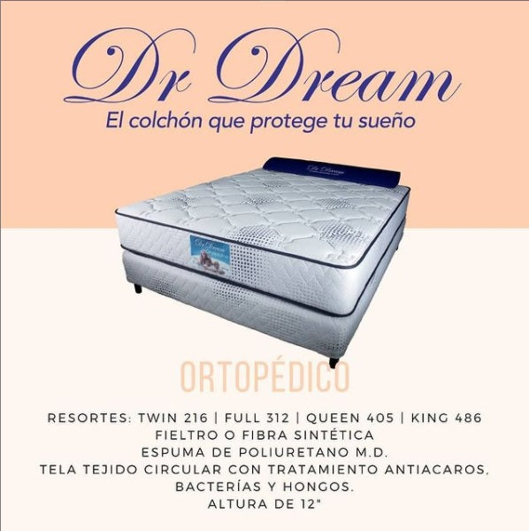 Colchon COL-03QUEEN-02ORT-DR DREAM